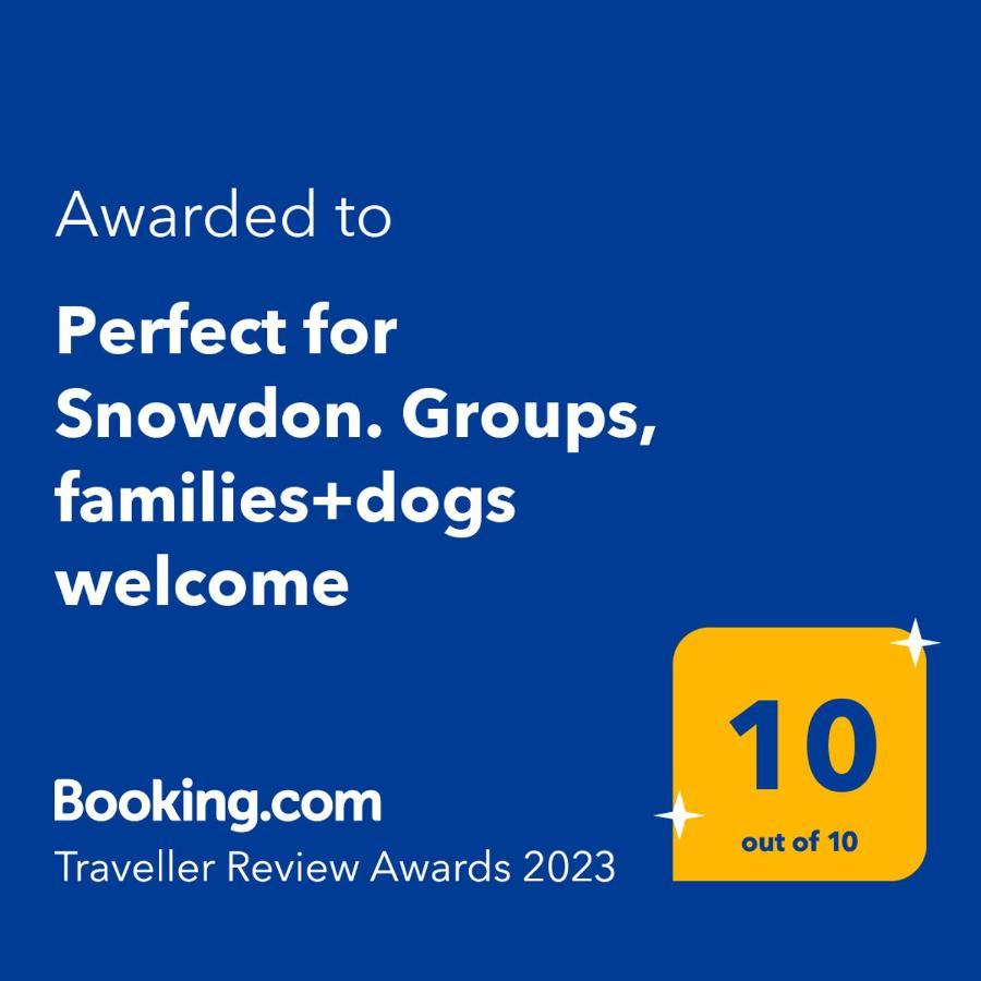 Perfect For Snowdon. Groups, Families+Dogs Welcome Llanberis Exteriör bild